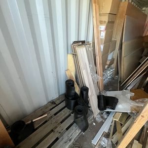 Blå 20 fods Container M/lister & plader ( nr 9 )