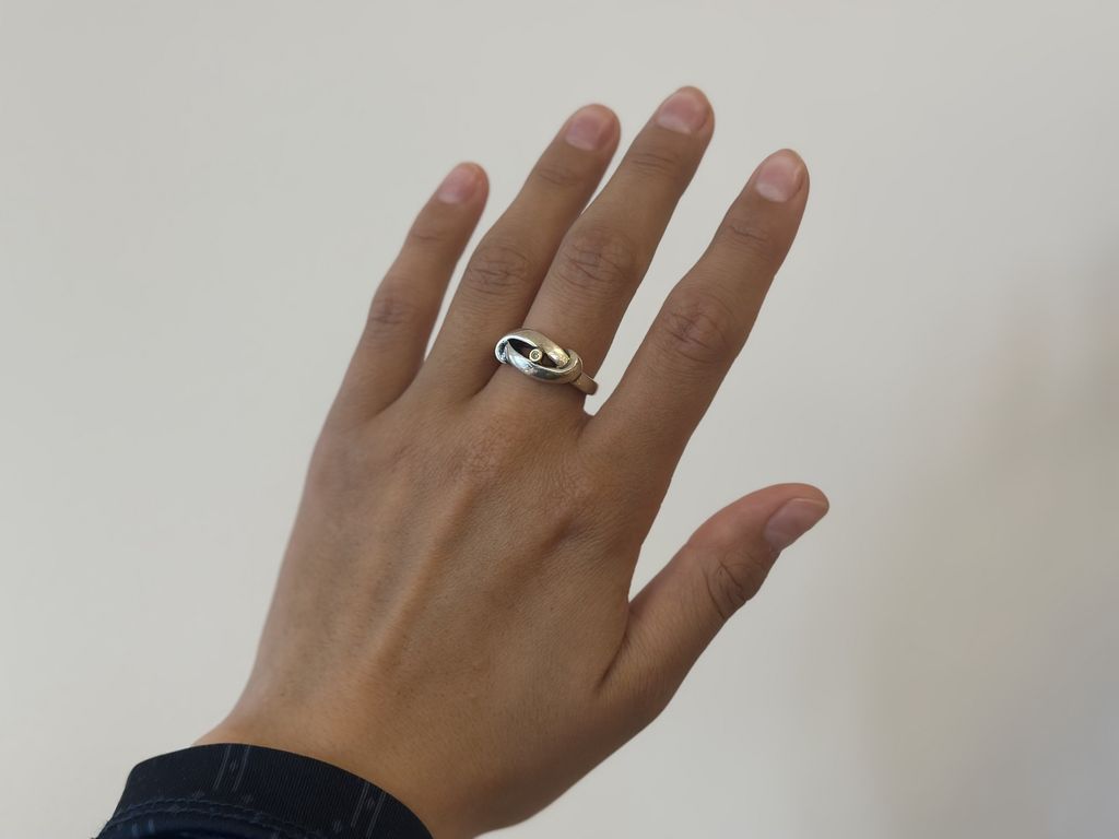 sterling sølv Ring ( nr 10 )
