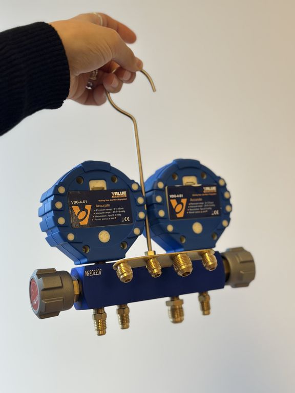 VALUE - digitalt manifold-sæt, model VDG-4-S1