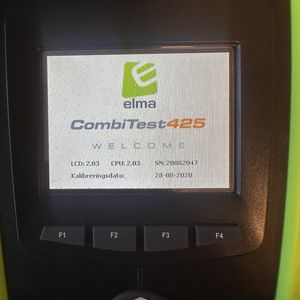 elektrisk installations- og sikkerhedstester-sæt.