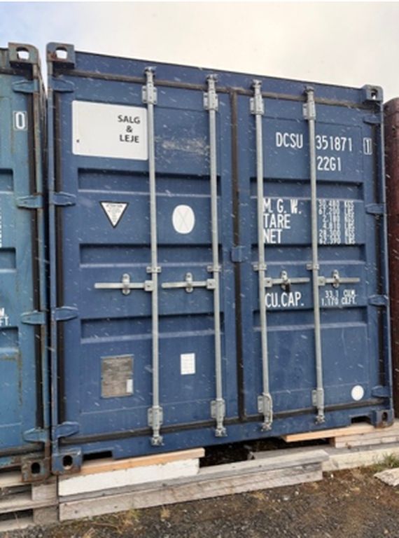 20 fods Container Blå ( Nr 3 )